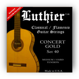 Luthier, Concert Gold 40 Medium/Hard