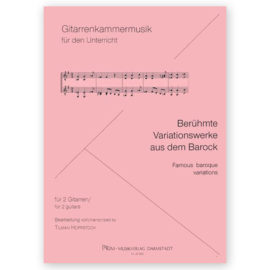 Famous Baroque Variations. Arr. Hoppstock