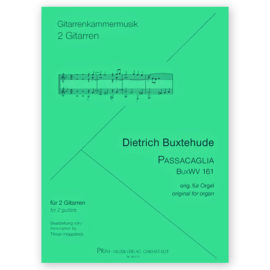 Buxtehude, Dietrich. Passacaglia BuxWV 161. Arr. Hoppstock