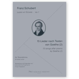 Schubert, Franz. (Vol. 7) 15 Songs After Poems by Goethe. Arr. Hoppstock