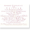 Straube, Rudolf. 3 Sonatas for Guitar w/ harpsichord or Cello (L