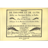 Visee, Robert de. Pieces de Theorbe et de Luth 1716.