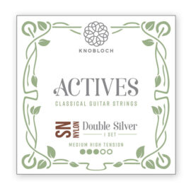 Knobloch Actives SN Nylon 400ADN Medium-High Tension Classical Guitar Strings, Complete Set