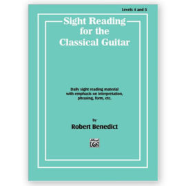Benedict, Robert. Sight Reading for Classical Guitar Level 4-5