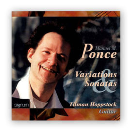 Hoppstock, Tilman. Ponce: Variations & Sonatas