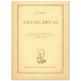 Bach, Johann Sebastian. Toccata BWV 914. Arr. S. Grondona.