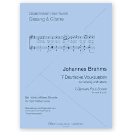 Brahms, Johannes.  7 German Folk Songs. Arr. Hoppstock