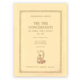 Carulli, Ferdinando. Trio II in D Op. 103