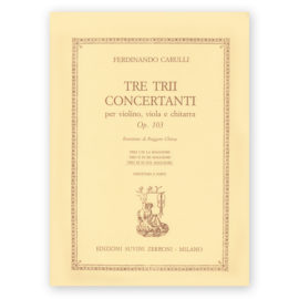 Carulli, Ferdinando. Trio III in G Op. 103