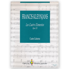 Kleynjans, Francis.  Los Cuatro Elementos,  Opus 123