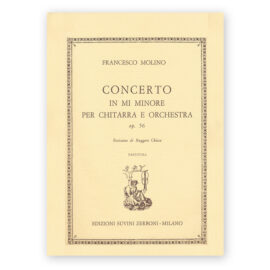 Molino, Francesco. Concerto in E minor. (Orchestra Score)