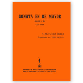 Soler, Antonio. Sonata in D Major No. 84. Arr. Kannari
