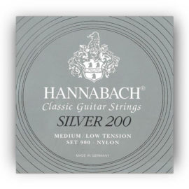 Hannabach, 900 Silver 200 Medium/Low