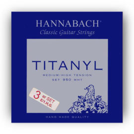 Hannabach, 950 Titanyl Medium/High Trebles