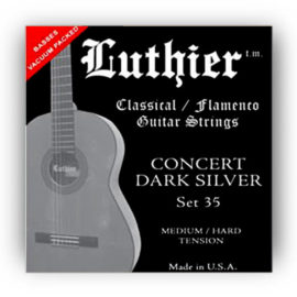 Luthier, Concert 35 Dark Silver Med/Hard