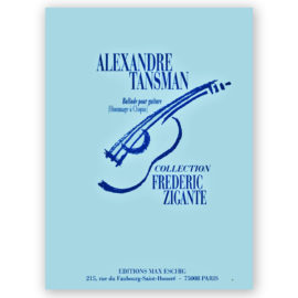 Tansman, Alexandre. Ballade pour Guitare