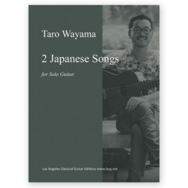 Wayama, Taro. 2 Japanese Songs. Solo Guitar (PDF)