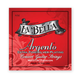 La Bella SM Argento Extra Fine Silver Plating, Medium Tension