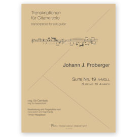 Froberger, Johann Jacob. Suite 19 in a minor. Arr. Hoppstock