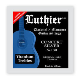 Luthier Concert Silver 30 Medium/Hard Tension with Titanium trebles