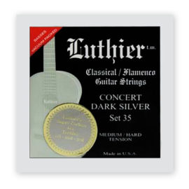 Luthier Concert Dark Silver 35 Medium/Hard Tension with Super Carbon 101 trebles