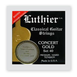 Luthier Concert Gold  40 Medium/Hard Tension with Super Carbon 101 trebles