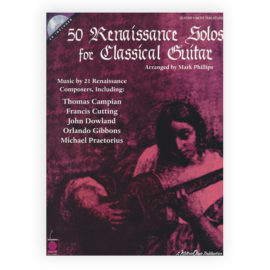 50 Renaissance Solos for Classical Guitar w/CD. Arr. Phillips
