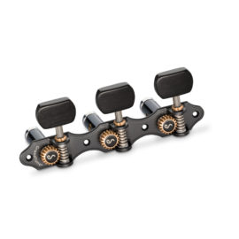 Schaller Grandtune Classic Hauser. Satin Black, Ebony, Black String Roller (Bearing)