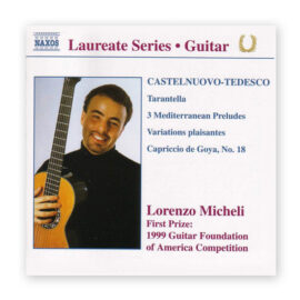Lorenzo Micheli "Laureate Series Guitar Recital CD - 1999 GFA 1st Prize" CD