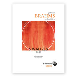 Brahms, Johaness. 5 Waltzes Op. 39. Arr. Waldron