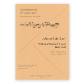 Bach, Johann, Sebastian. Violin Partita Nr.1 BWV 1002. Ed. Hoppstock