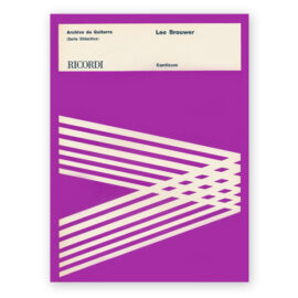 Brouwer, Leo. Canticum para Guitarra. Ed. Ricordi