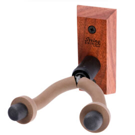 String Swing CC01 Wall Mount Classical Guitar Hanger - Cherry
