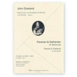 Dowland, John. Pavans & Galliards Vol.2. Ed. Van Gonnissen / Hoppstock