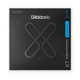 D'Addario XT Coated Dynacore Basses, Titanium Trebles, Hard Tension