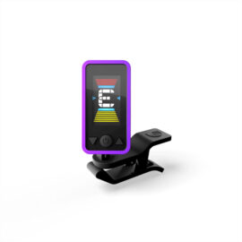 D'Addario Eclipse Headstock Clip-on Tuner, Purple