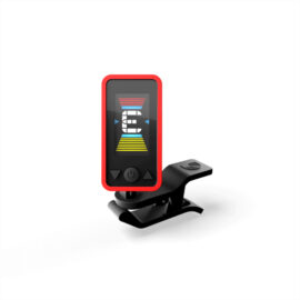 D'Addario Eclipse Headstock Clip-on Tuner, Red