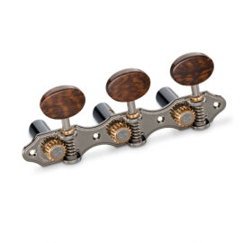 Schaller Grandtune Classic Hauser. Ruthenium, Snakewood, Black String Roller