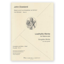 Dowland, John. Songlike Works for Guitar Vol.3. Ed. Van Gonnissen / Hoppstock