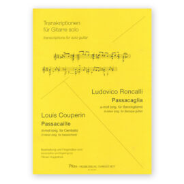 Roncalli, Ludovico. Passacaglia & Couperin, Louis. Passacaille. Arr. Hoppstock