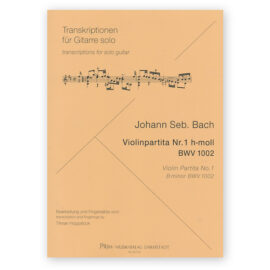 Bach, Johann Sebastian. Violin Partita Nr.1 BWV 1002. Ed. Hoppstock