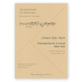 Bach, Johann Sebastian. Violin Partita Nr.2 BWV 1004. Ed. Hoppstock