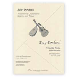 Dowland, John. Easy Dowland "21 Easy Pieces". Ed. Hoppstock