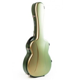 Visesnut Classical Guitar Case, Premiere Series, Beetle Green w/ Case Cover